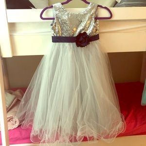 Custom flower girl dress. About size 8/10